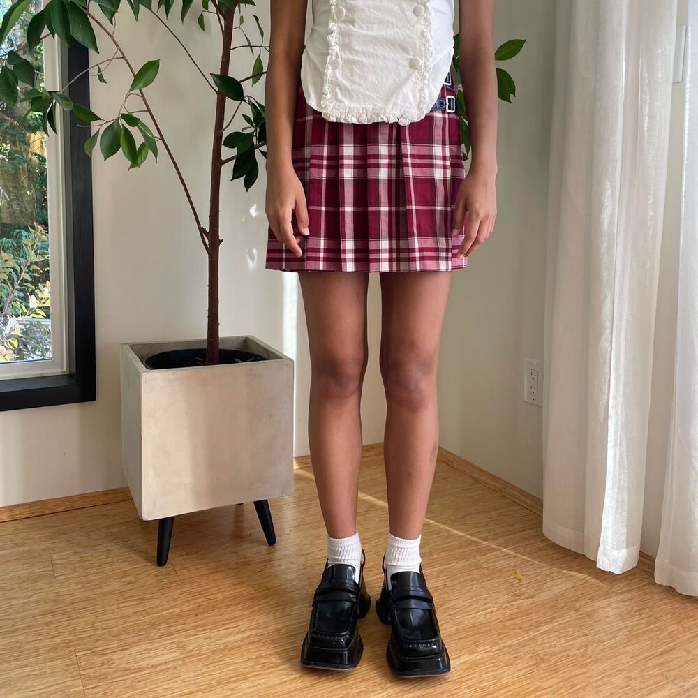 Unbranded Women's White and Red Skirt